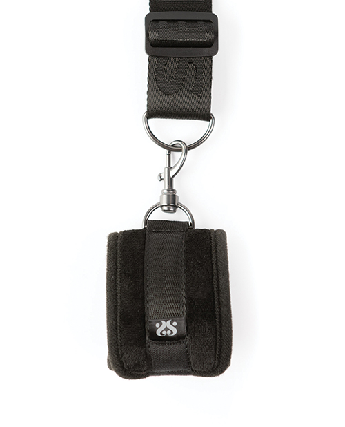 Sei Mio Doorway Play Adjustable Over Door Cuff Restraints - Black