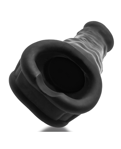 Oxballs Muscle Ripped Inner Ribbed Velvet-Smooth Cocksheath - Special Edition Black