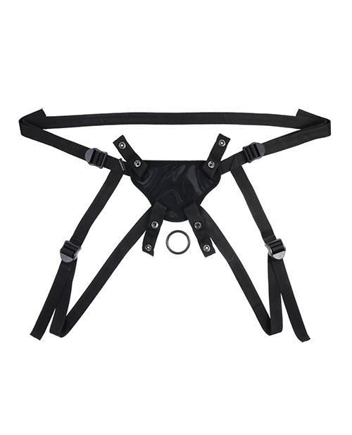 Sportsheets Velvet Noir Strap-On - Black