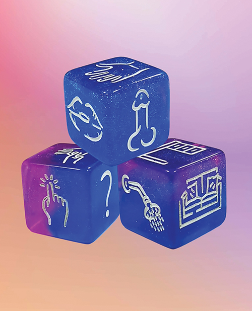 Love to Love Let's Dice With Door Hanger - Blue