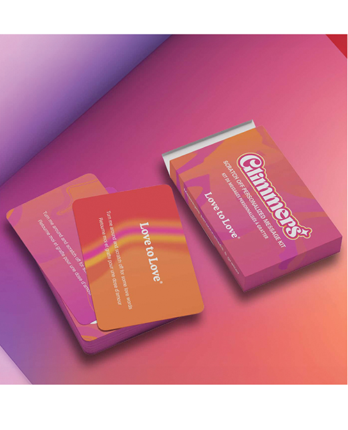 Love to Love Glimmers Personalized Scratch Off - Multi Color