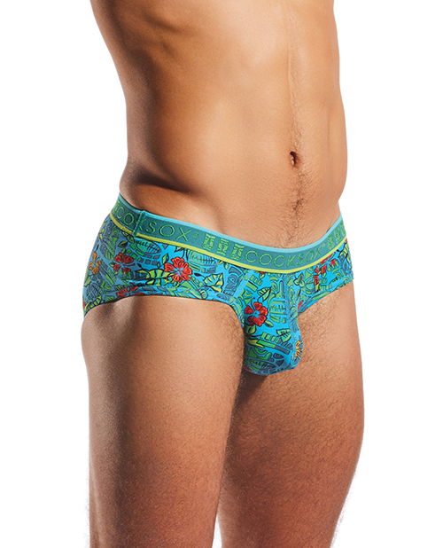 Cocksox Contour Pouch Sports Brief - Multi-Color Tiki XL