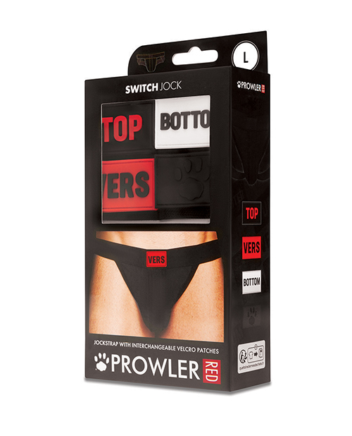 Prowler Switch Jock With Four Interchangeable Patches - Black LG