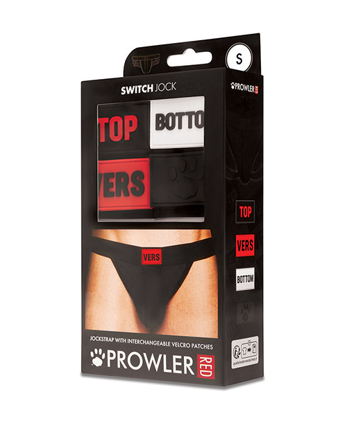 Prowler Switch Jock With Four Interchangeable Patches - Black SM
