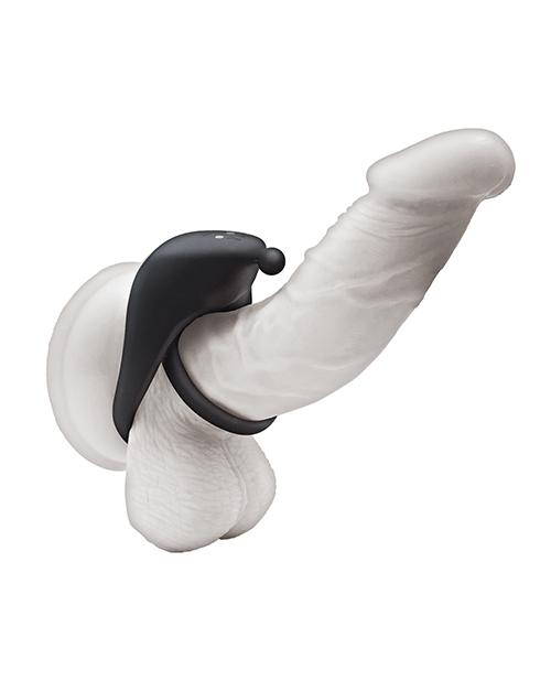 Cock Power Remote Control Pleasure Ring - Black