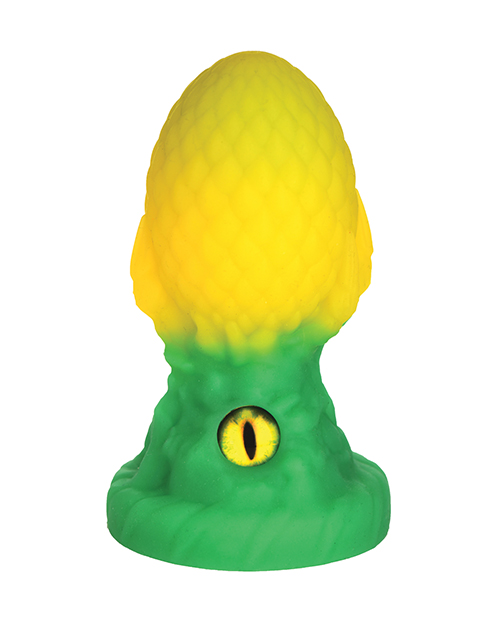 Creature Cocks - Eye of the Dragon Silicone Butt Plug - Green