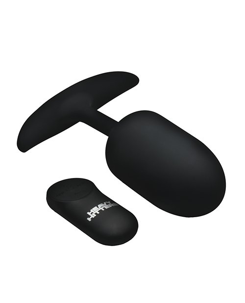 Heavy Hitters - Vibrating Weighted Silicone Anal Plug - Extra Large