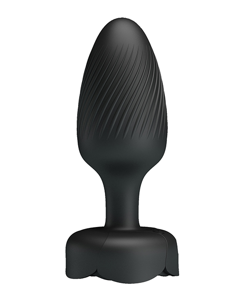 Pretty Love Osborn Medium Butt Plug With Multi Color Bottom Light - Black