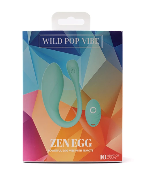 Wild Pop Vibe Zen Egg With Remote - Aqua