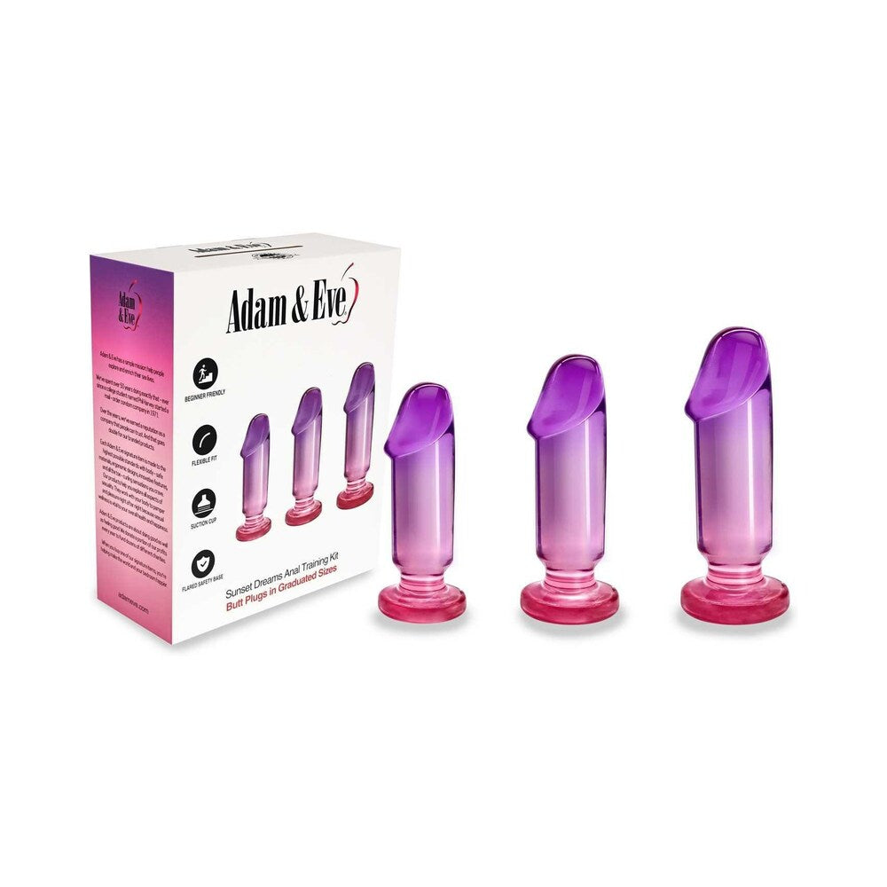 freundin mit dildo befriedigen Adam & Eve Sunset Dreams Anal Plug Training Kit