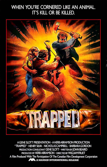 RARE 35MM PRINT "TRAPPED" 1982