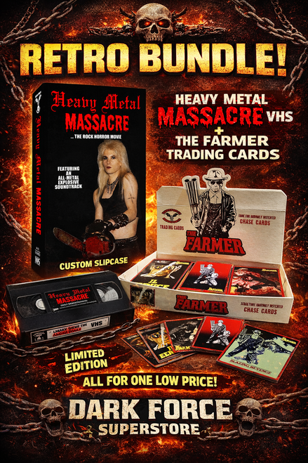 DARK FORCE VHS RE-ISSUE + TRADING CARDS