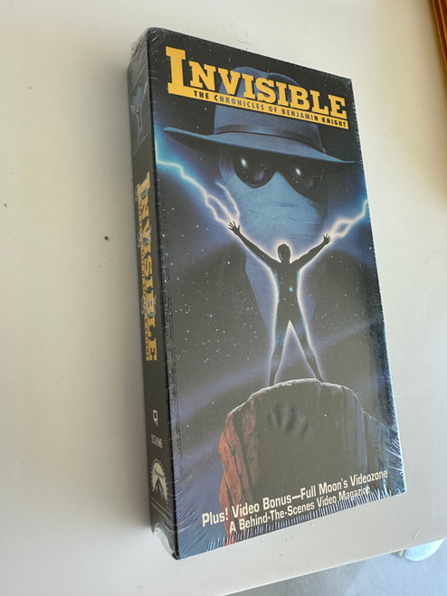 INVISIBLE: THE CHRONICLES OF BENJAMIN KNIGHT (1993) VHS-Full Moon