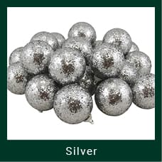 White Flocked Shatterproof Ball Boxed Orn