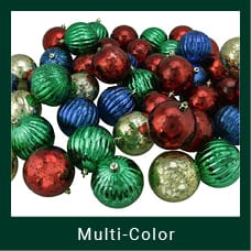 White Flocked Shatterproof Ball Boxed Orn main image 1