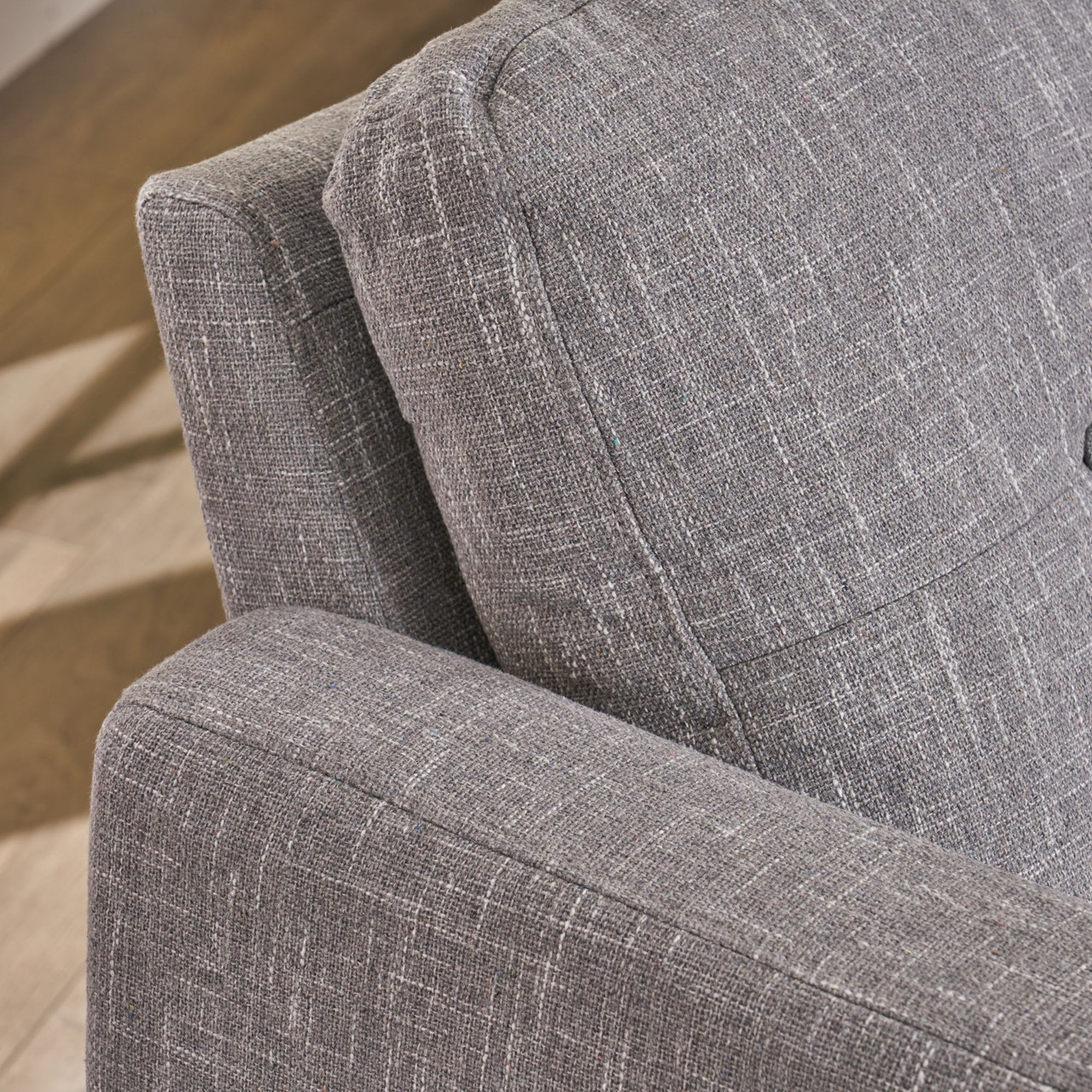 10-Piece Gray & Brown Contemporary Sectional Sofa Set 35.75 ...