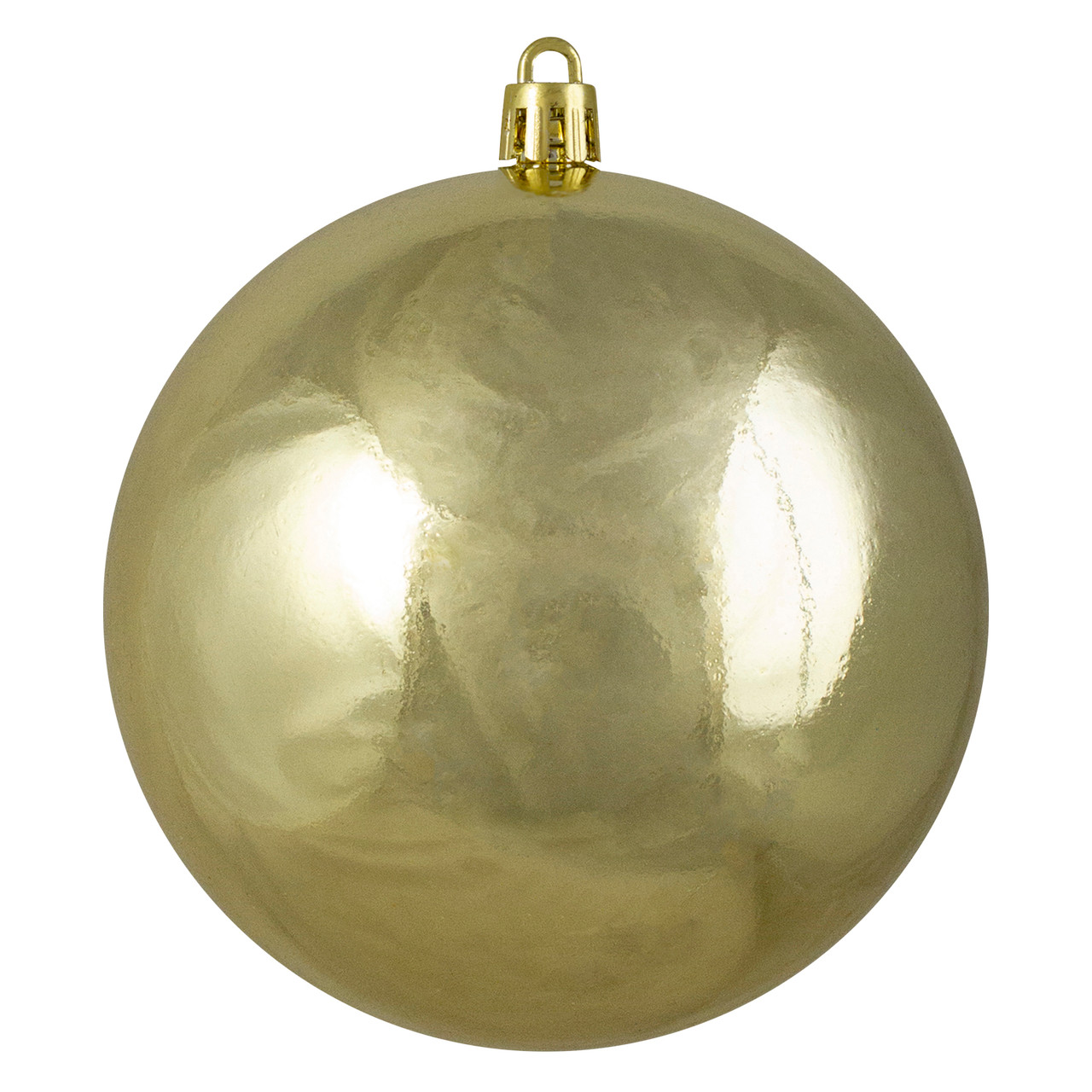 Gold Glittered Shatterproof Ball Boxed Orn main image 0