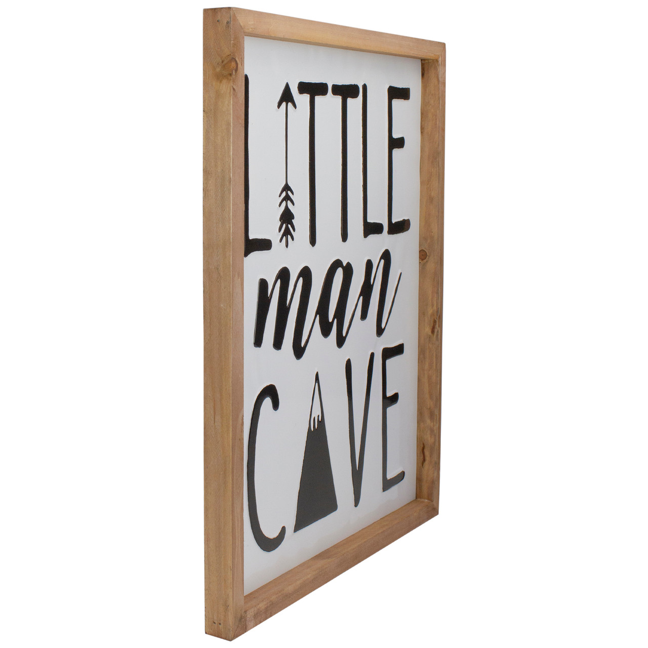 Desperate Enterprises Man Cave Rules Tin Sign - Nostalgic Vintage Metal Wall Decor - Made in USA