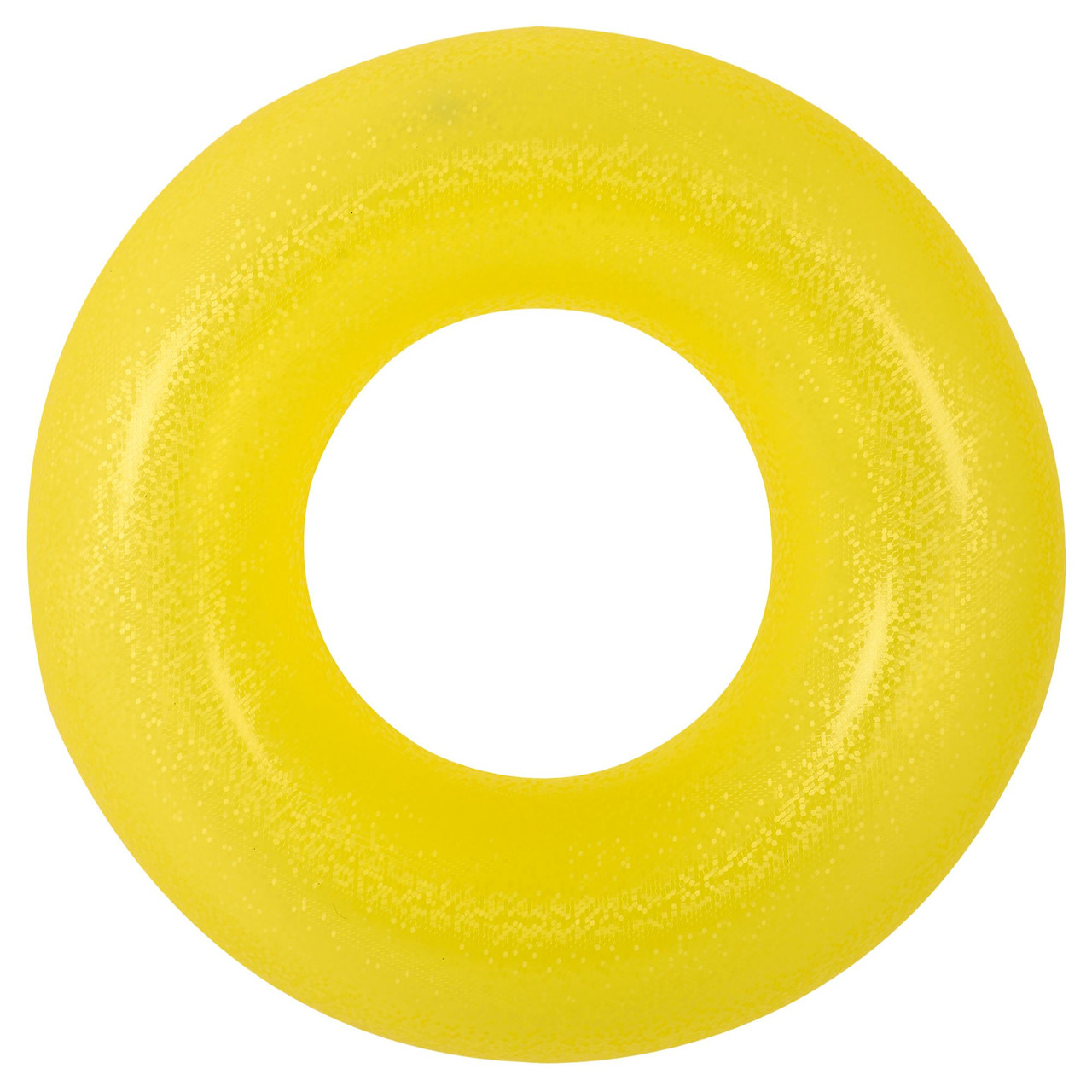 30-Inch Inflatable Bright Yellow Swim Ring Tube Pool Float for