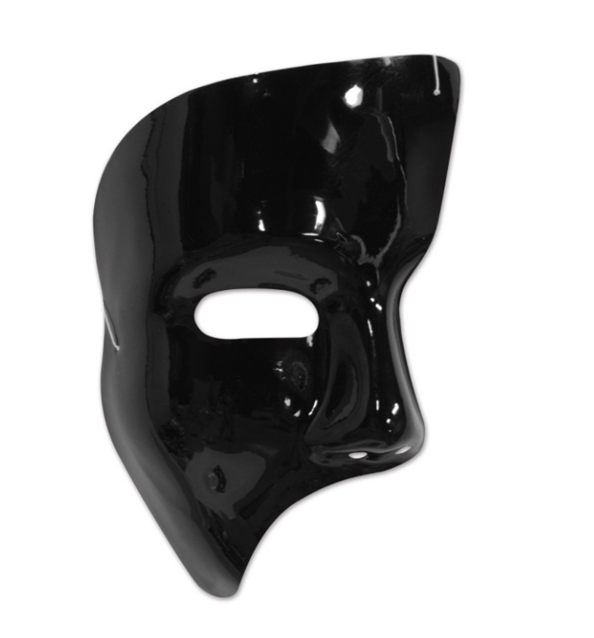 Black Full Face Mask Halloween Costume Accessory - The Party Place