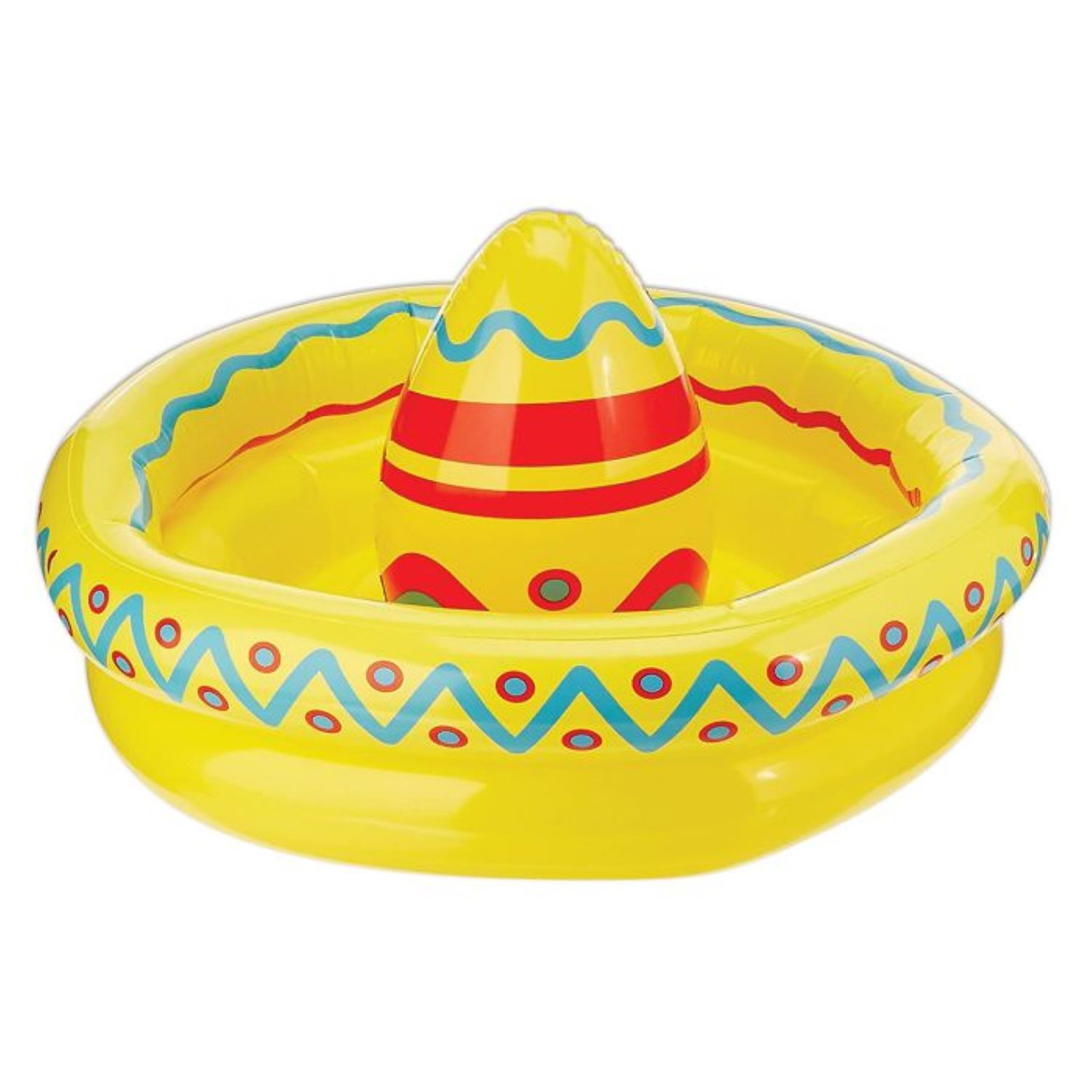 Green Inflatable Sombrero Hat Coolers 