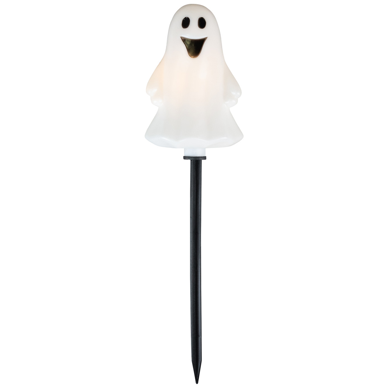 Lighted Ghost Shaped Halloween Outdoor Pathway Markers - 13