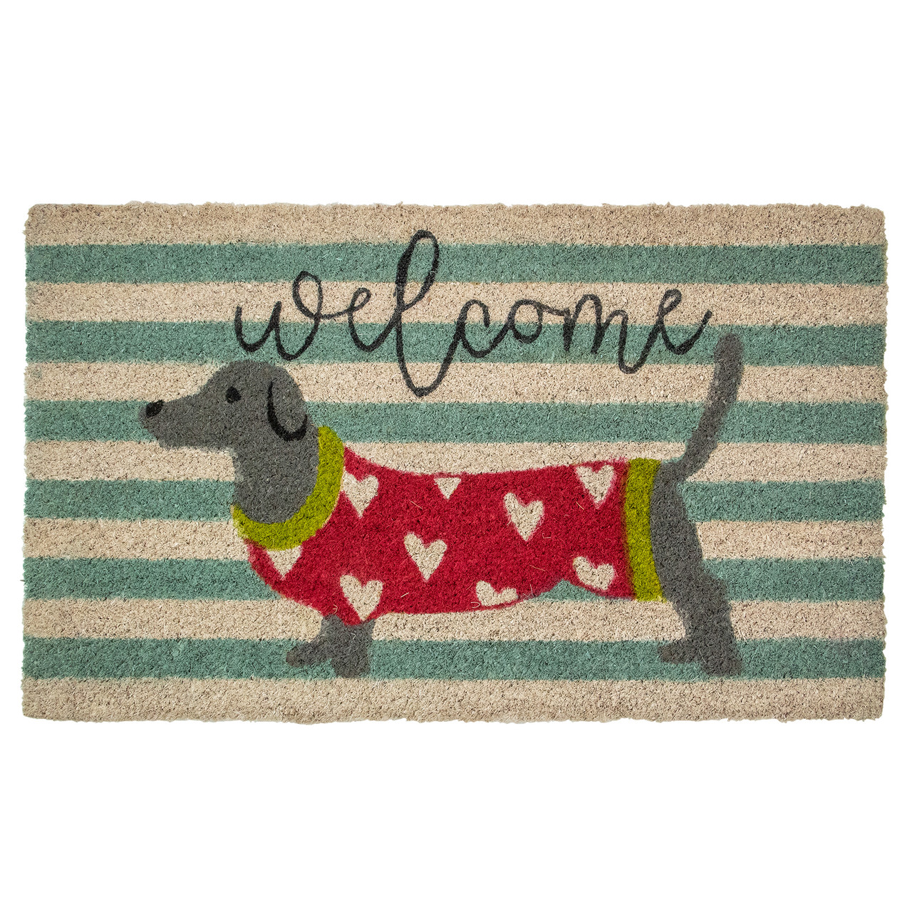 Welcome Pawprint Doormat, Dog Welcome Mat, Gift for Dog Lover, Dog Mom Gift  