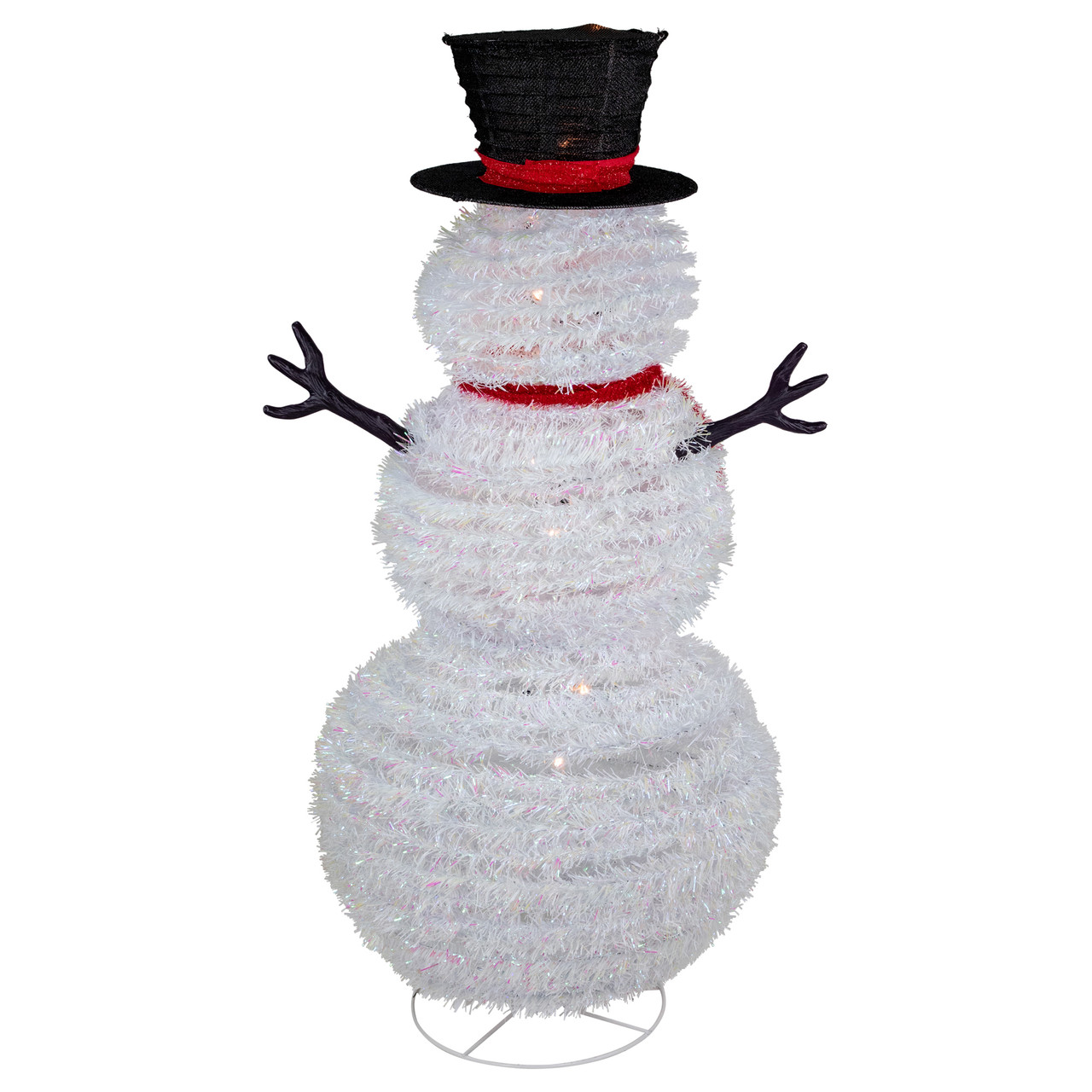 4' Lighted Pop-Up Snowman Outdoor Christmas Decoration | Christmas Central