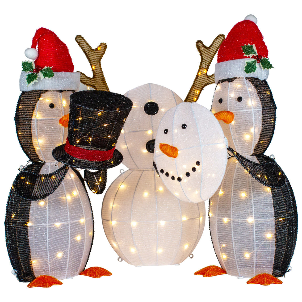 1/2/3 CHRISTMAS HOLIDAY Outdoor Snowman Decorating Kit Making