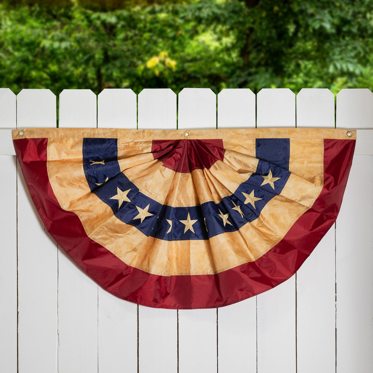 Briarwood Lane Patriotic Decorations American Flag Embroidered