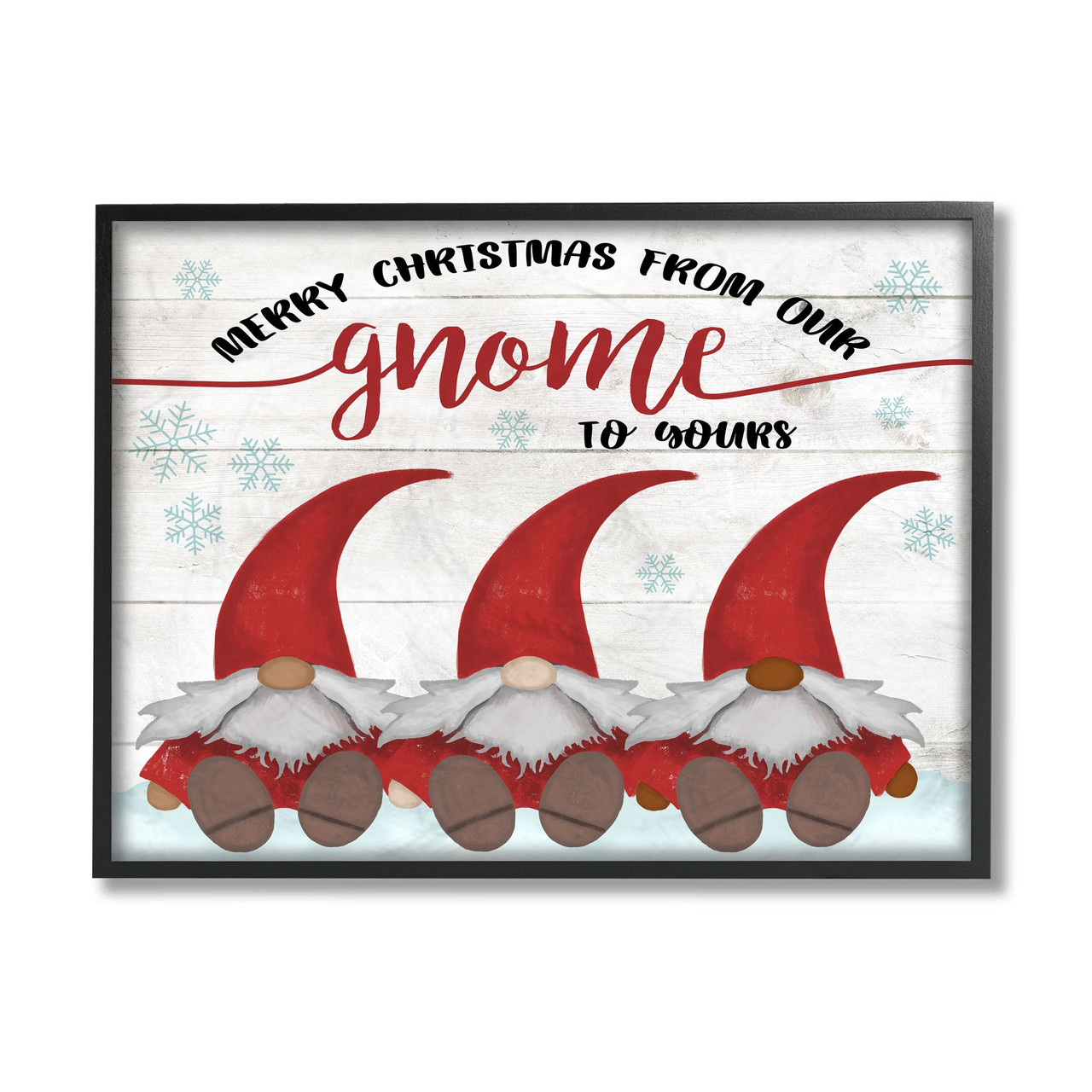 Merry Christmas Gnomes Stencil