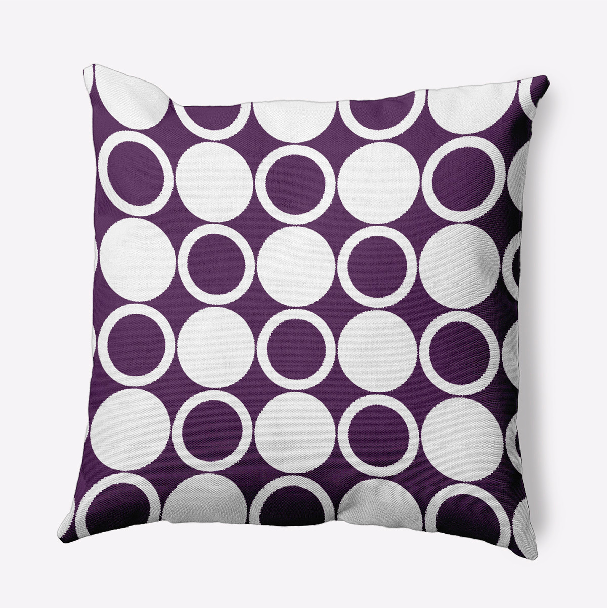 small purple decorative pillows