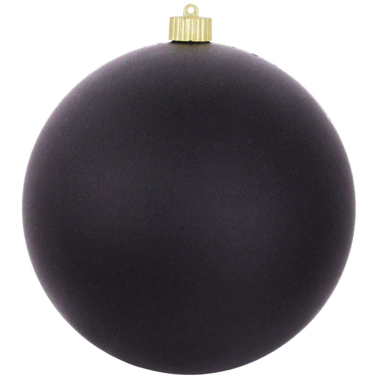 12ct Black Shatterproof 4-Finish Christmas Ball Ornaments 4