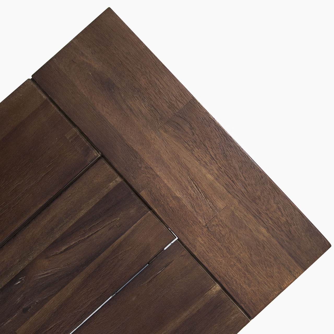 6Piece Brown Sandblast Finish Rectangular Outdoor Furniture Patio