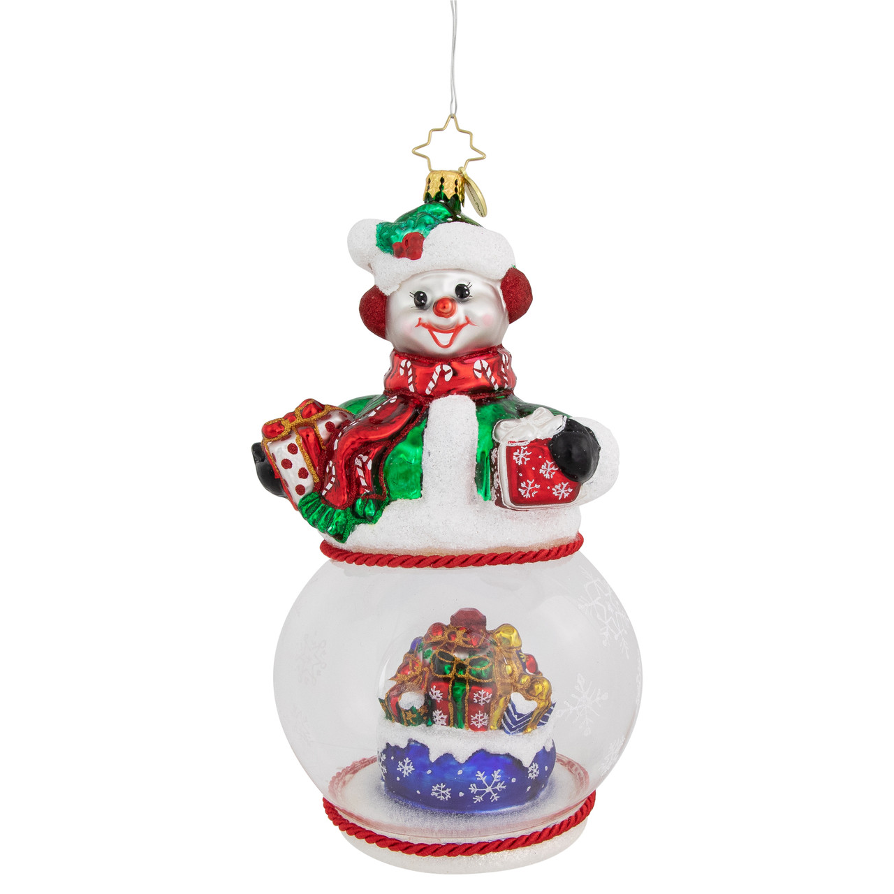 Christopher Radko Chilly & Cheery Glass Christmas Ornament 1021014