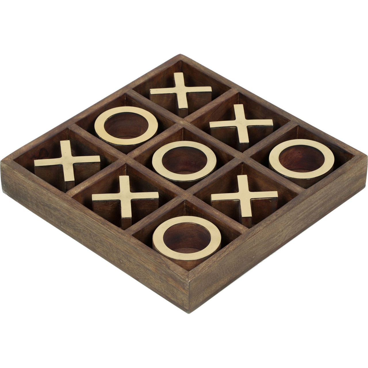 Wooden Tic-Tac-Toe Game