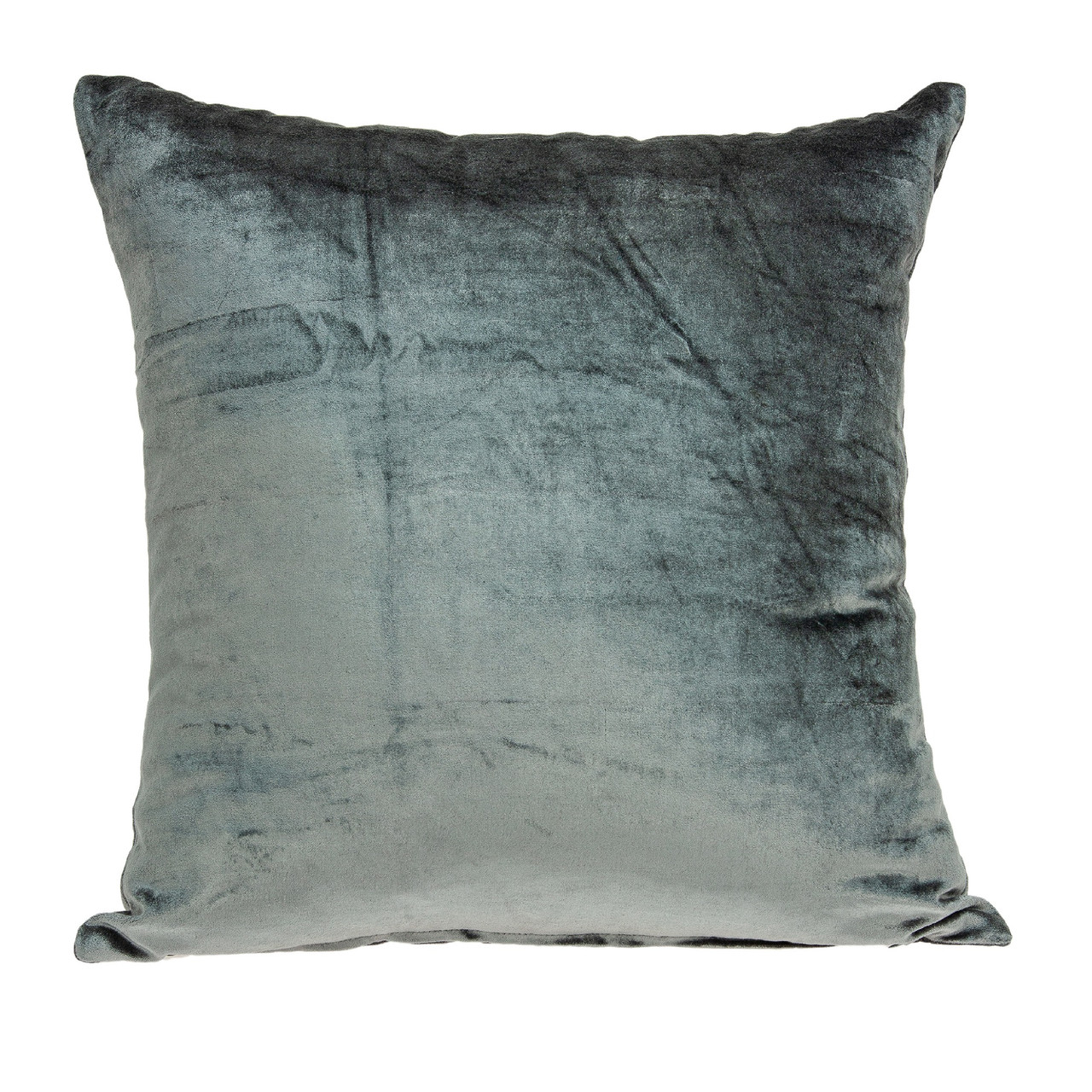 22" Charcoal Cotton Solid Throw Pillow Christmas Central