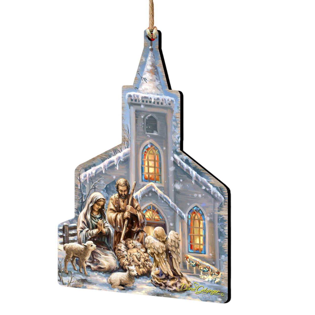 5.5 ft led nativity scene by home accents holiday