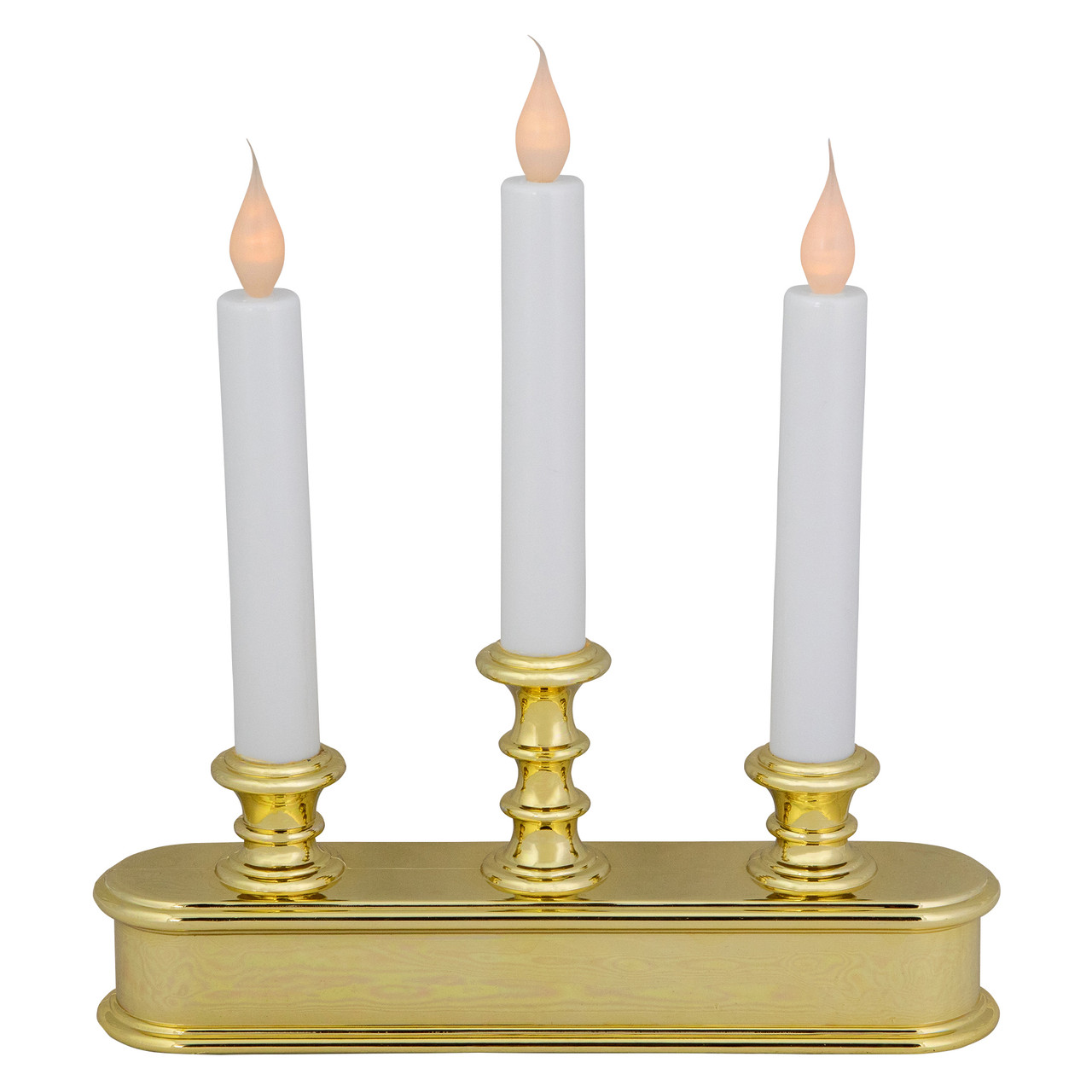 LED 3-Light Candolier Window Candle - 10