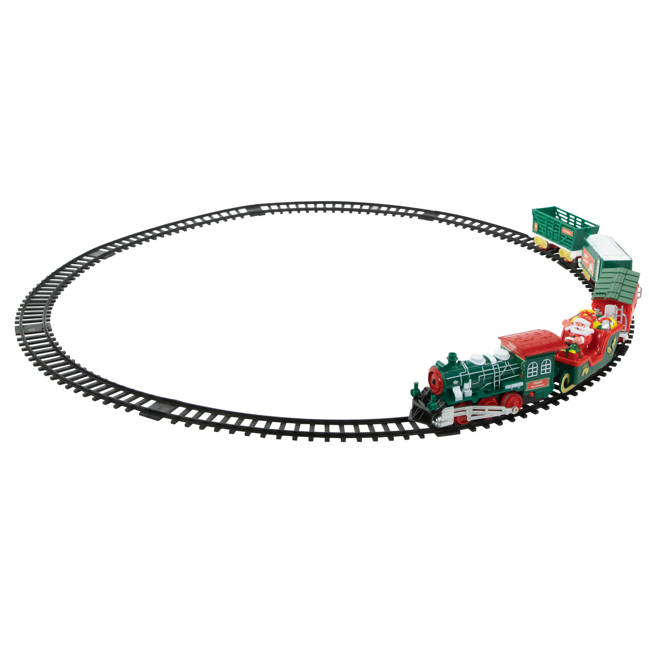 30 Pc Battery Operated Lighted & Animated Classic Christmas Train