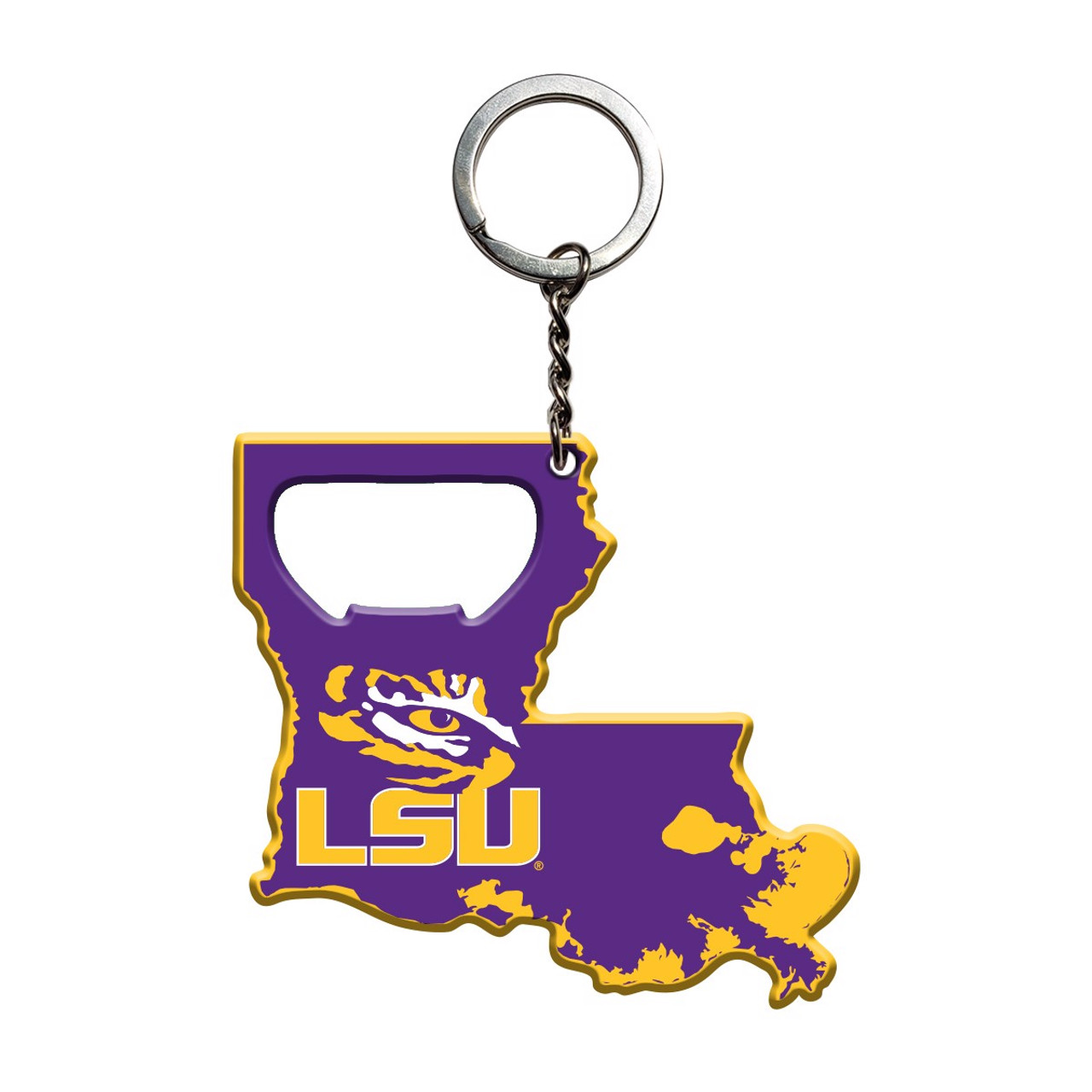 Louisiana state keychain