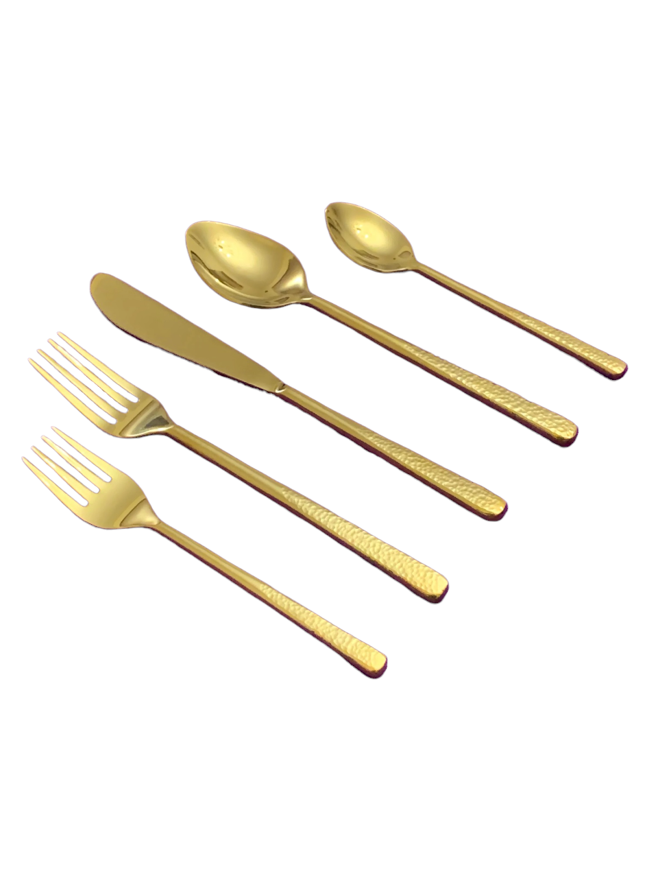 Brass/Gold Cooking Utensils Set for Modern Cooking and Serving - 5 PC  Dishwasher Safe Stainless Steel Gold Utensils Set - Serving Spoon, Ladle 