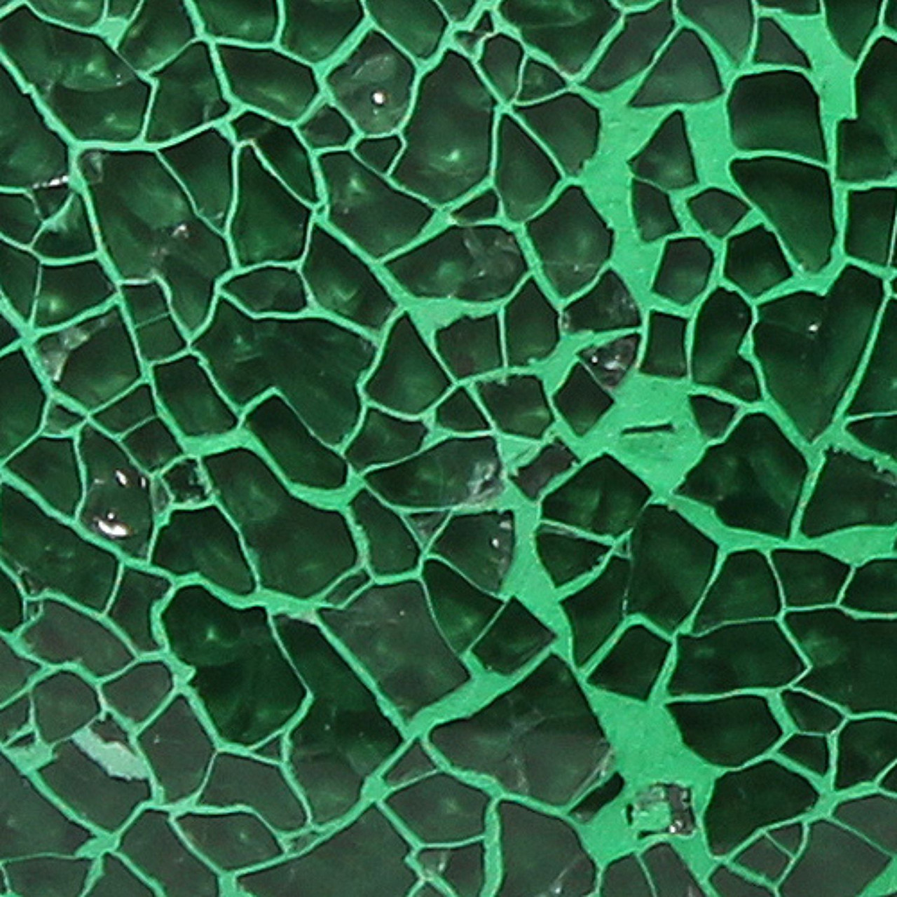 8" Green Crackled Textured Mosaic Stone Ball Table Lamp Christmas Central