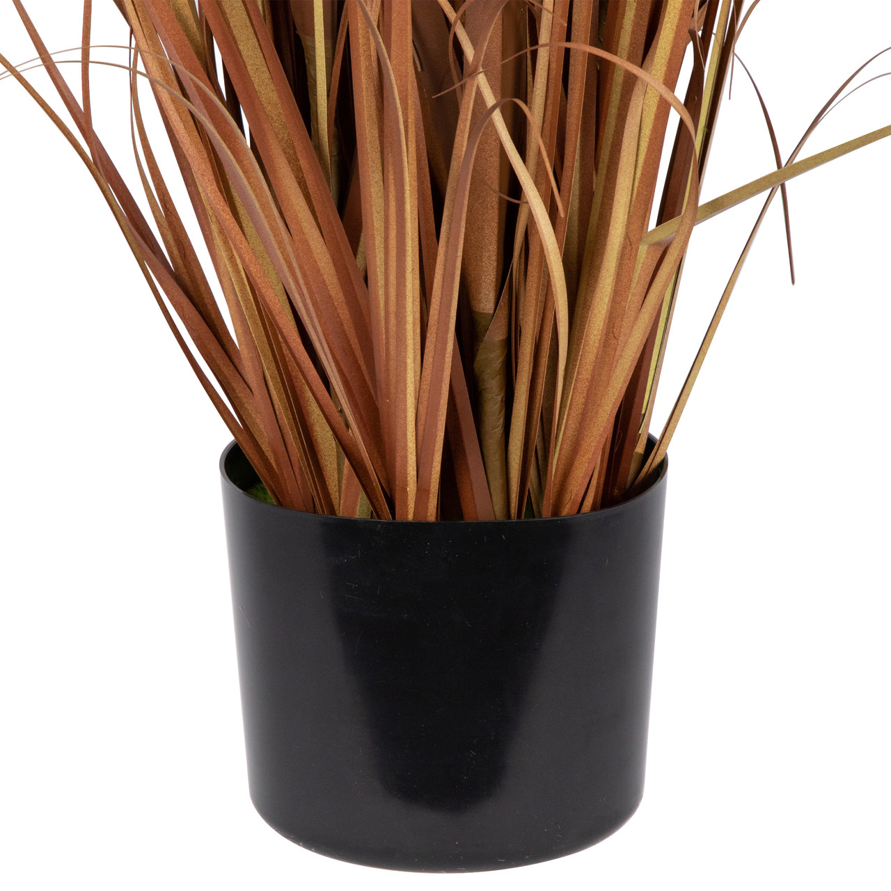 40" Potted Brown Artificial Onion Grass Plant Christmas Central