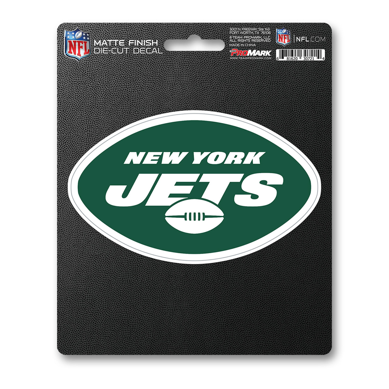 6.25' NFL New York Jets Matte Automotive Decal Sticker