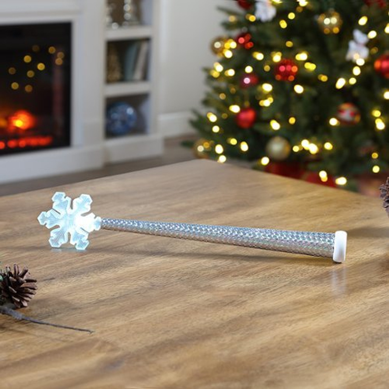 Wireless Remote Control Outlet - Magic Lights Wand - Christmas Tree - Silver