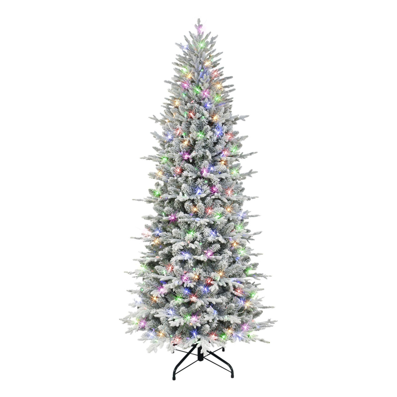 7.5' Pre-Lit LED Monterey Spruce Artificial Christmas Tree, Warm White Lights by Christmas Central