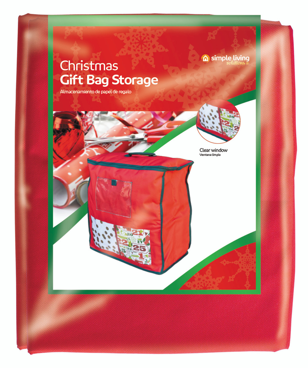 Holiday Gift Wrapping Storage Organizer, Gift Bag Storage