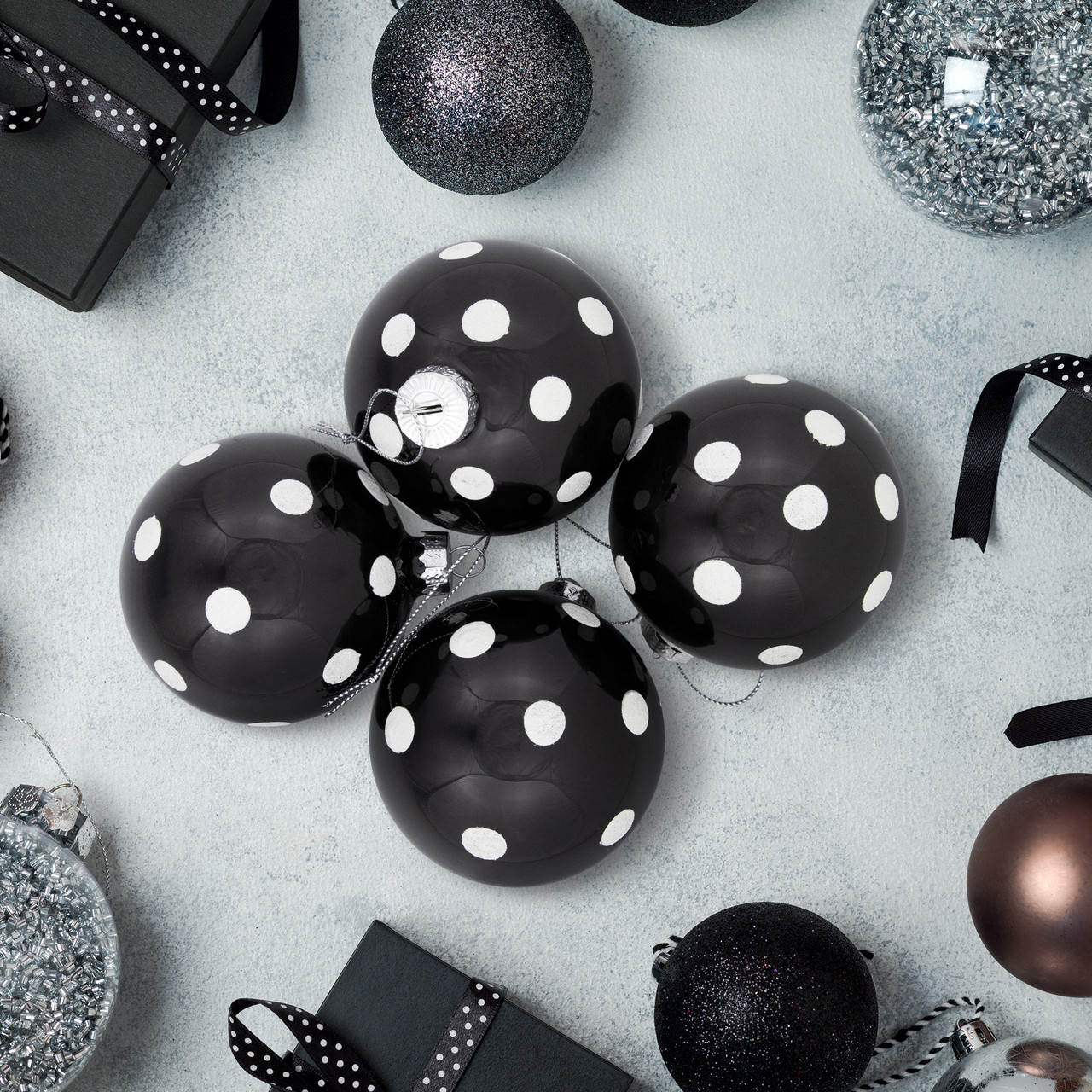 Northlight Christmas Glass Ball Ornaments - Thumbnail 2