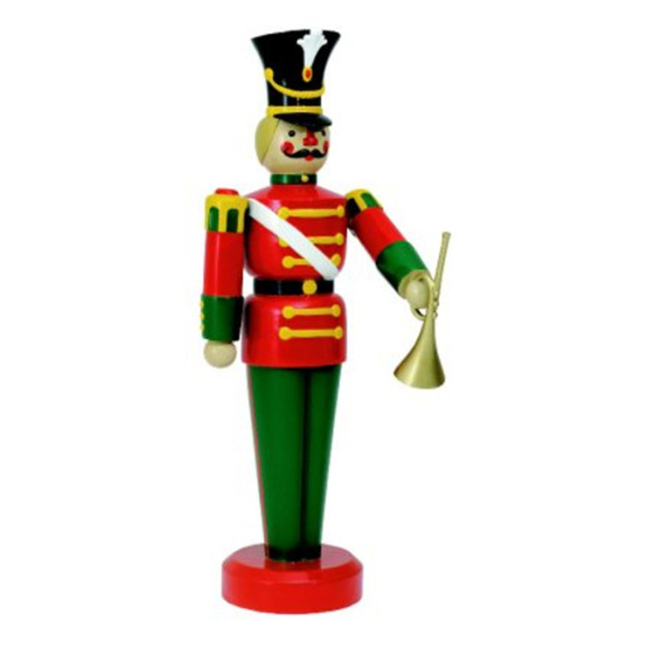 Life Size Toy Soldier with Horn Commercial Christmas Decor - 6.25